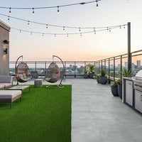 MSI Vulkon Grey Porcelain Paver — surface detail in grey tonality