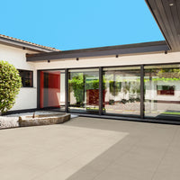 MSI Zement Blanco Porcelain Paver — surface detail in natural tonality