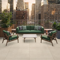 MSI Zement Blanco Porcelain Paver — surface detail in natural tonality