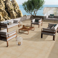 MSI Zement Nacar Porcelain Paver — surface detail in natural tonality