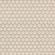 Almond Penny Round Mosaic Tile