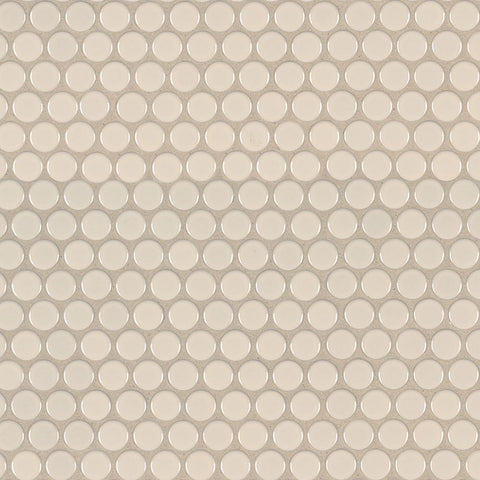 MSI Domino Almond Penny Round Mosaic Tile