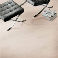 MSI Domino Almond Glossy Subway 4x16 — surface detail in natural tonality