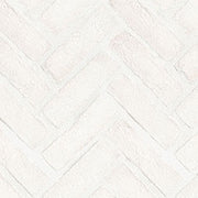 Alpine White Reclaimed Clay Brick - Herringbone