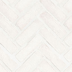 Alpine White Reclaimed Clay Brick - Herringbone
