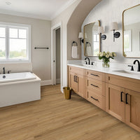 MSI Prescott Amber Forrester Luxury Vinyl Plank Flooring — surface detail in amber tonality