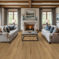MSI Prescott Amber Forrester Luxury Vinyl Plank Flooring — surface detail in amber tonality