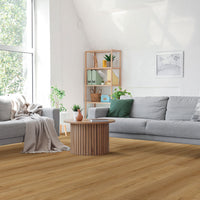 MSI XL Cyrus Amber Forrester Luxury Vinyl Plank Flooring — surface detail in amber tonality