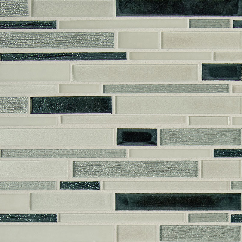 MSI Anacapri Blend Glass Tile — Glass Mosaic Tile mesh-mounted for designer installs