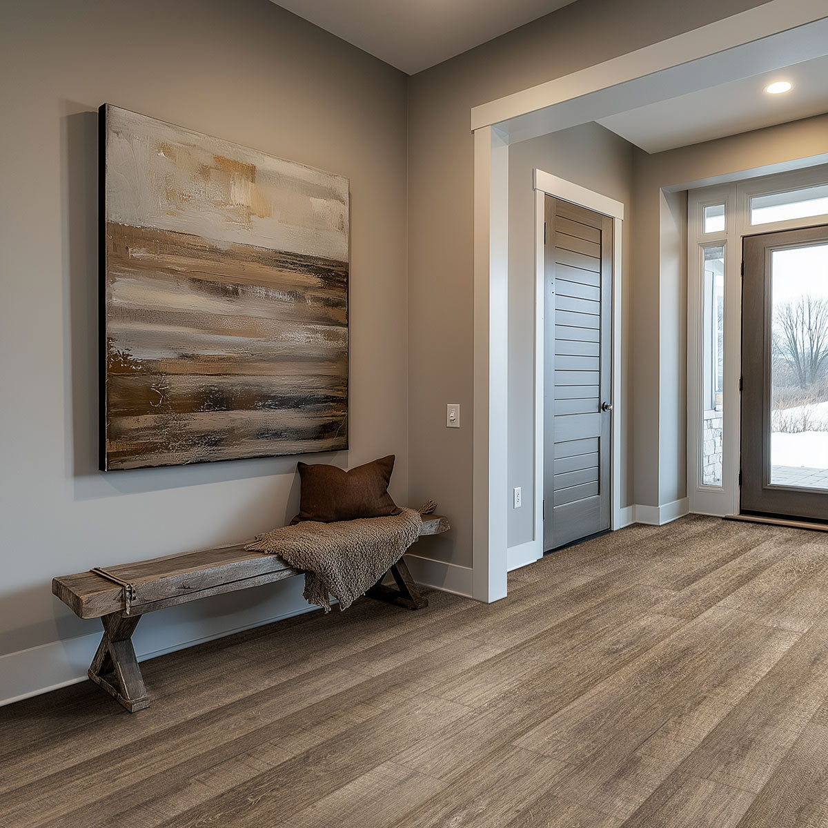 MSI Andover Abingdale Luxury Vinyl Plank Flooring — surface detail in natural tonality