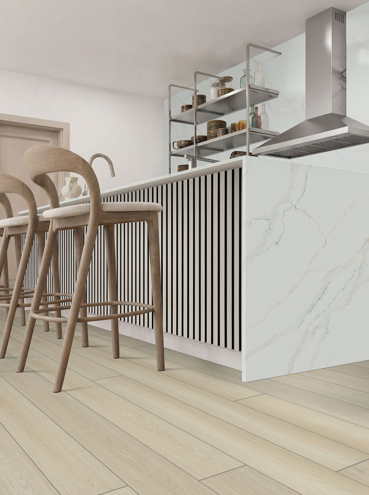 MSI Andover Vintaj Luxury Vinyl Plank Flooring — surface detail in natural tonality
