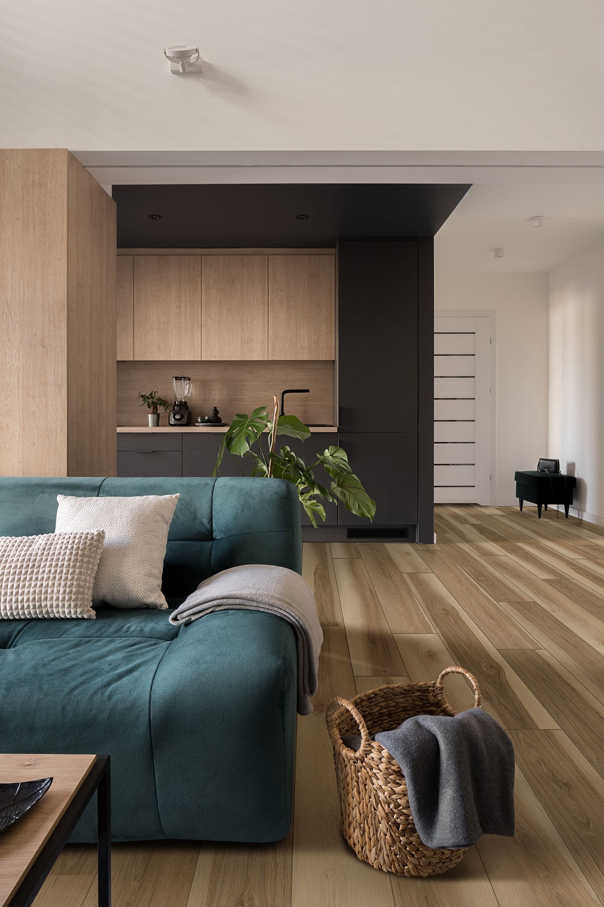 MSI Andover Wilton Luxury Vinyl Plank Flooring — surface detail in natural tonality