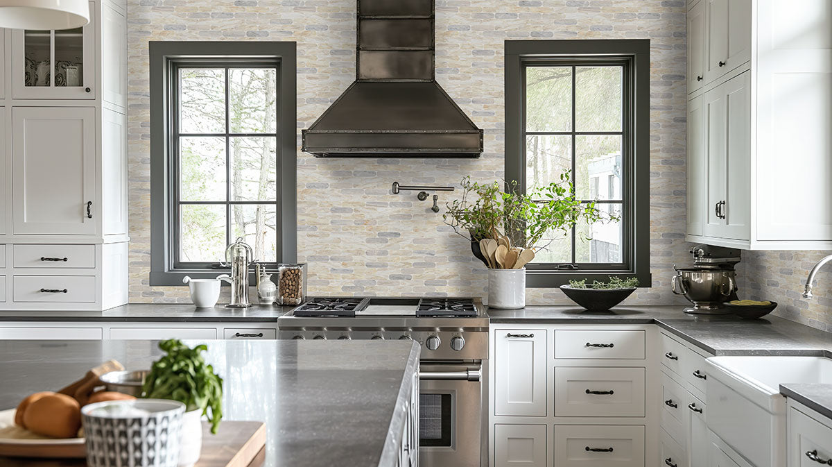 MSI Angora Ellipse Polished Tile — surface detail in natural tonality