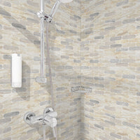 MSI Angora Ellipse Polished Tile — surface detail in natural tonality