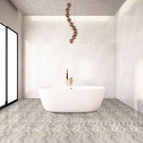 MSI Angora Polished Herringbone Tile