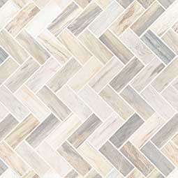 Angora Polished Herringbone Tile