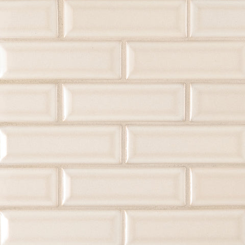 MSI Highland Park Antique White Beveled Tile 2x6