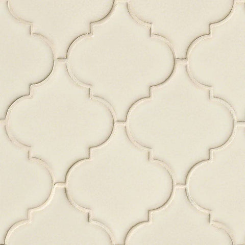 MSI Highland Park Antique White Arabesque Tile