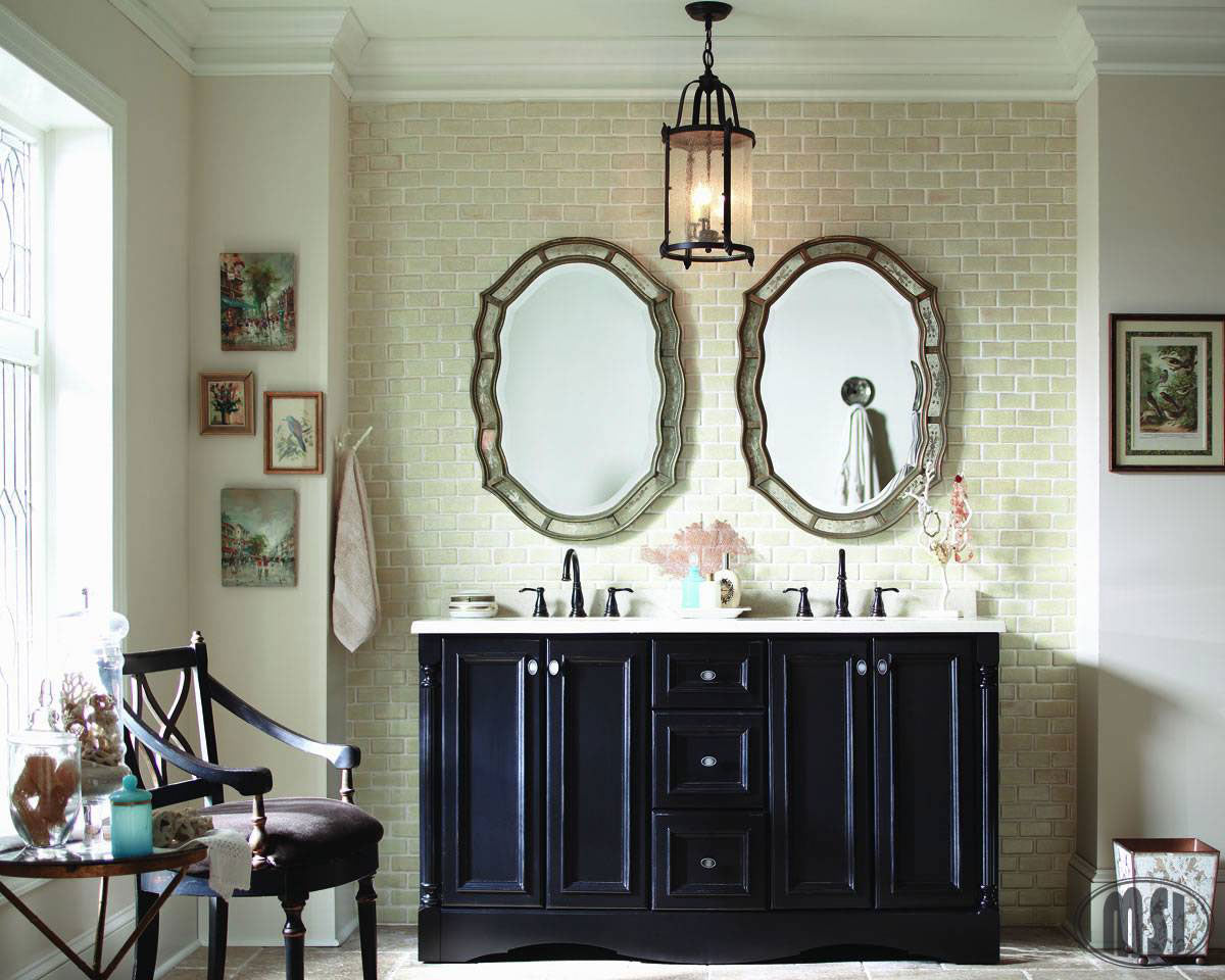 MSI Highland Park Antique White Subway Tile 3x6 — surface detail in white tonality