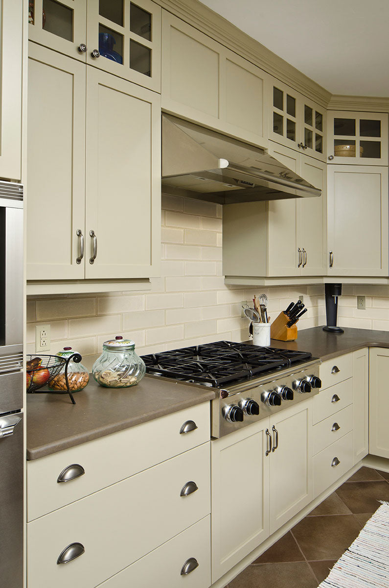 MSI Highland Park Antique White Glazed Tile 4x12 — surface detail in white tonality
