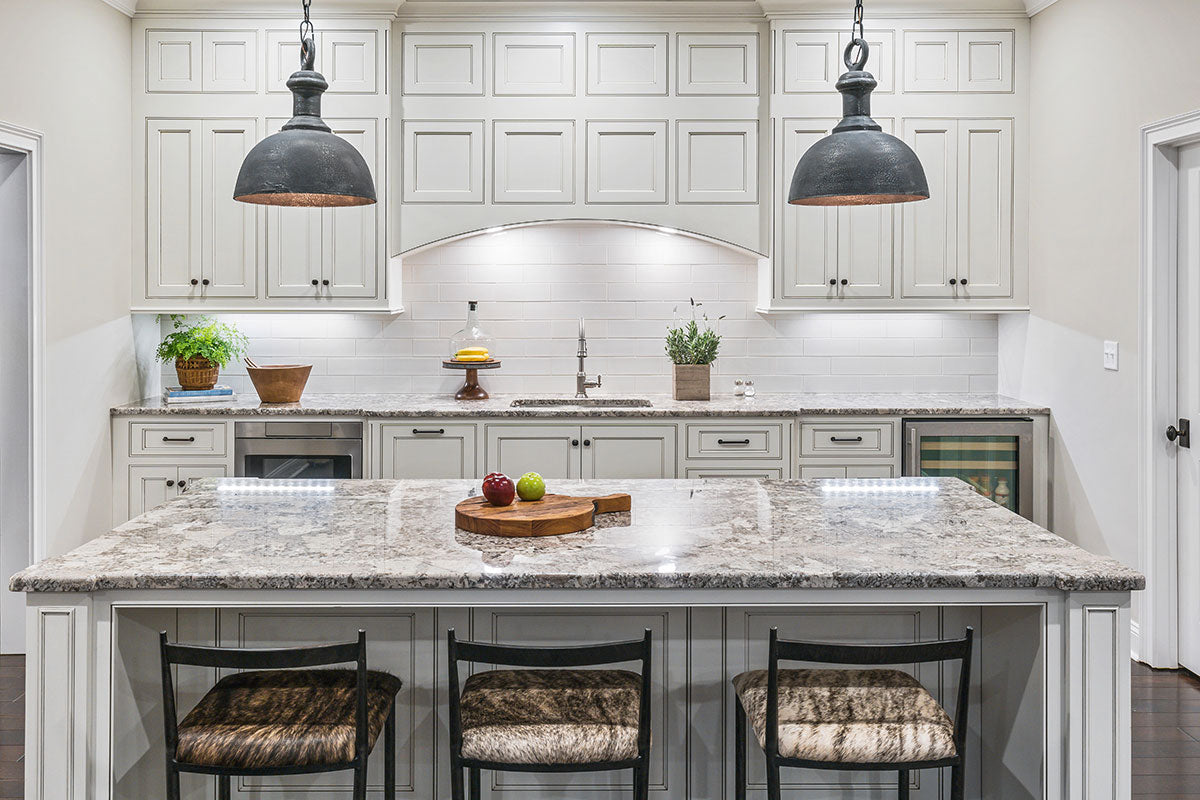 MSI Highland Park Antique White Glazed Tile 4x12 — surface detail in white tonality