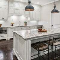 MSI Highland Park Antique White Glazed Tile 4x12 — surface detail in white tonality
