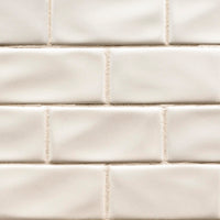 MSI Highland Park Antique White Subway Tile 3x6 — Porcelain Wall Tile in white tonality