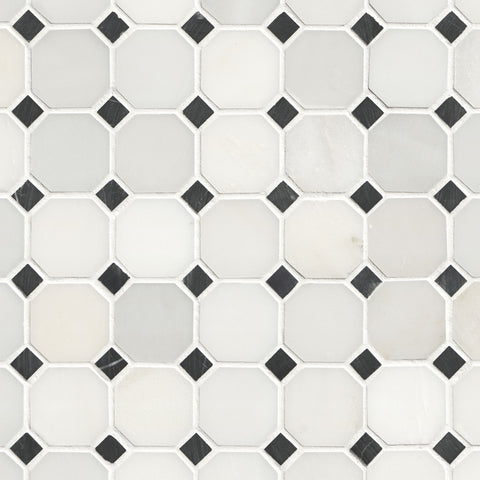 MSI Arabescato Carrara 2" Octagon Tile