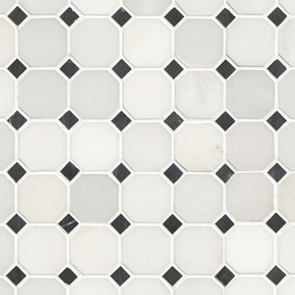 MSI Arabescato Carrara 2" Octagon Tile