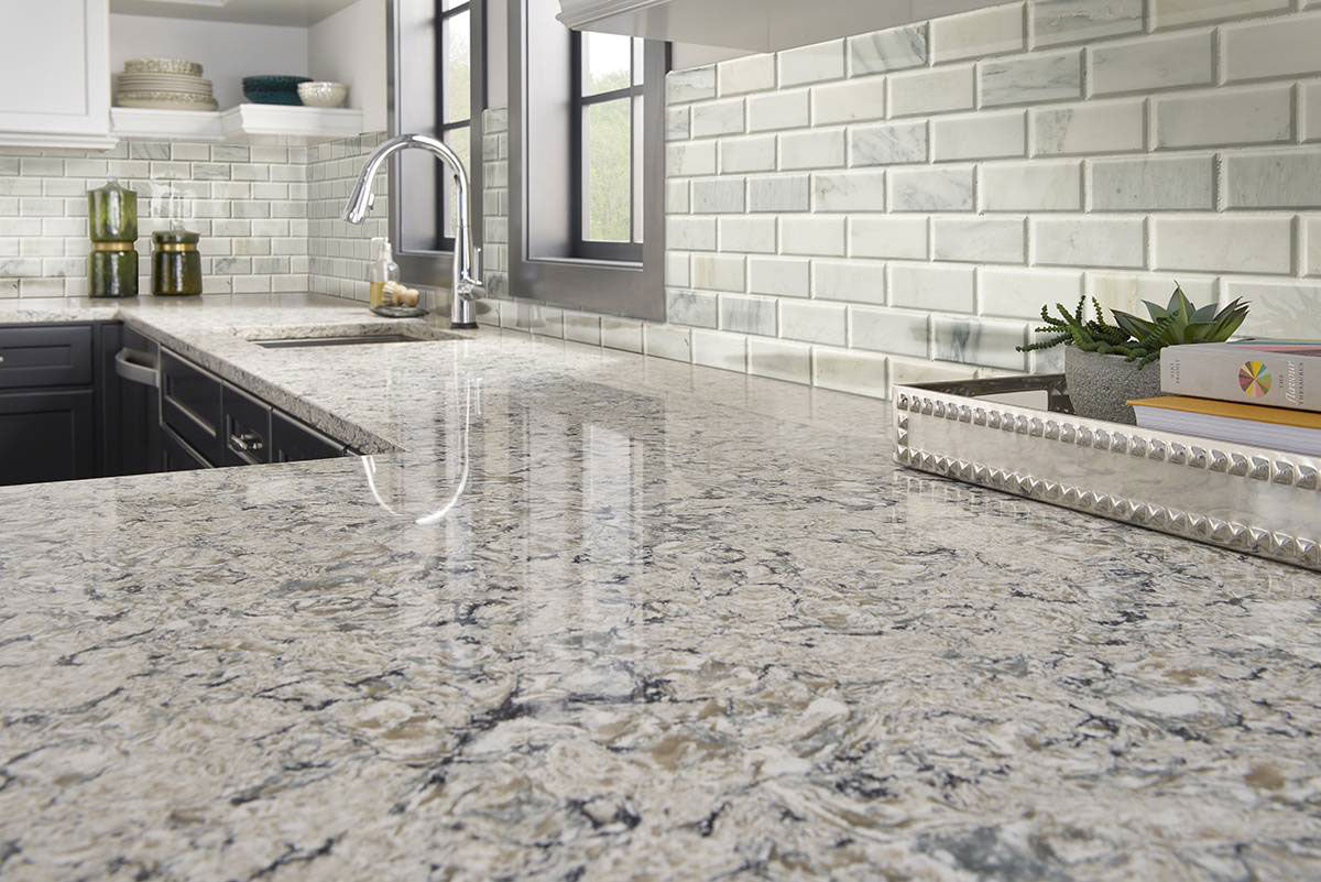 MSI Arabescato Carrara Subway Tile 2x4 — surface detail in natural tonality