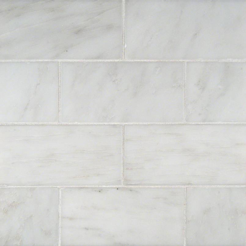 MSI Arabescato Carrara Subway Tile 3x6 — Natural Stone Mosaic