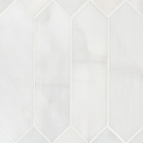 MSI Arabescato Carrara Marble Picket Tile 3x12