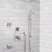 MSI Arabescato Carrara Beveled Tile 4x12 — surface detail in natural tonality