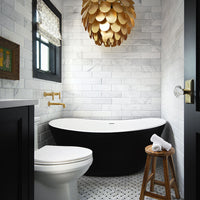 MSI Arabescato Carrara Beveled Tile 4x12 — surface detail in natural tonality