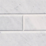 MSI Arabescato Carrara Beveled Tile 4x12