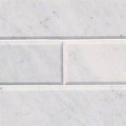 Arabescato Carrara Beveled Tile 4x12