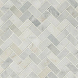 MSI Arabescato Carrara Herringbone Pattern