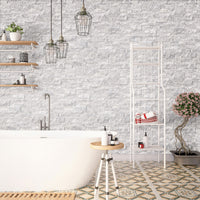 MSI Arabescato Carrara Rockmount — surface detail in natural tonality