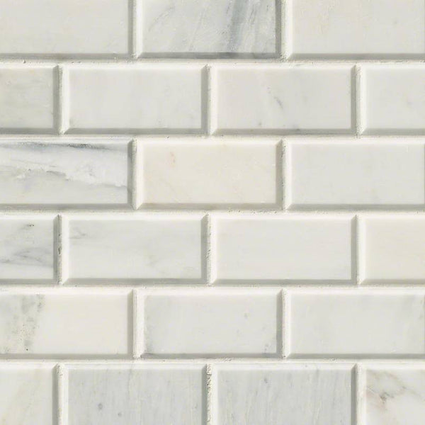 MSI Arabescato Carrara Subway Tile 2x4