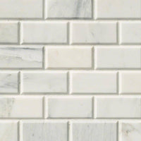 MSI Arabescato Carrara Subway Tile 2x4 — Natural Stone Mosaic