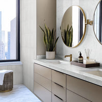 MSI Arabescato Venato Tile 4x12 Slat Honed — surface detail in natural tonality
