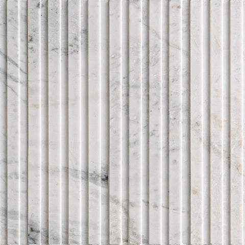 MSI Arabescato Venato Tile 4x12 Slat Honed