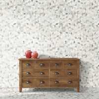 MSI Arabescato Venato Cube Marble Tile — surface detail in natural tonality