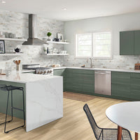 MSI Arabescato Venato Tile 2x6 — surface detail in natural tonality