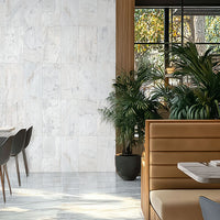 MSI Arabescato Venato Milano Ribbon 12x24 Honed — surface detail in natural tonality