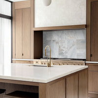 MSI Arabescato Venato Valentino Fluted 12x24 Honed — surface detail in natural tonality
