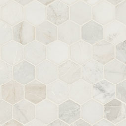 Arabescato Venato Hexagon Tile