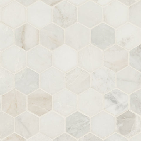 MSI Arabescato Venato Hexagon Tile