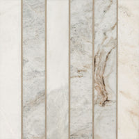 MSI Arabescato Venato 2x12 Stack Honed — Natural Stone Mosaic