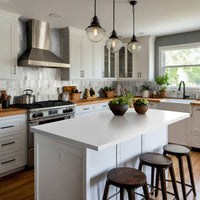 MSI Arabescato Venato Picket Tile — surface detail in natural tonality